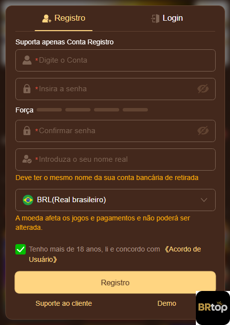 brtop.com - acessar em protegido entrada na conta
